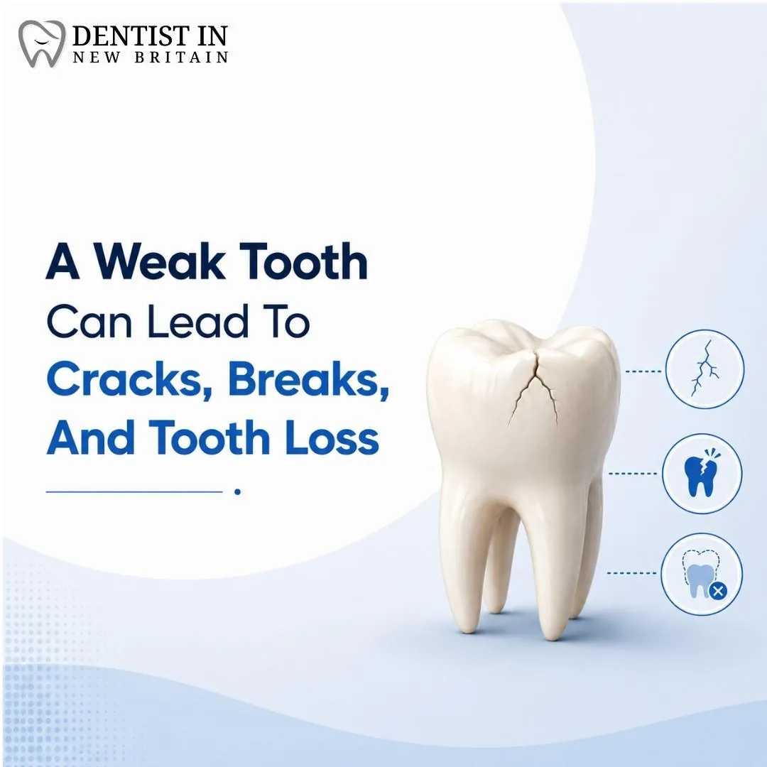 A Weak Tooth Can Lead To Cracks, Breaks, And Tooth Loss